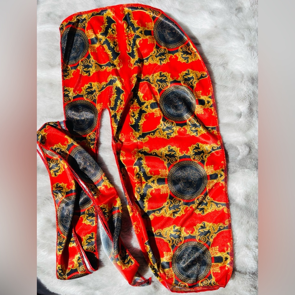 Red and Gold Patterned Men's Accessory